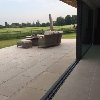 Dijon TUMBLED & Brushed External Calibrated Limestone 900x600x25mm