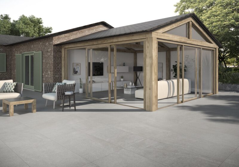London Grey Porcelain 1200x600x20mm Matt R11