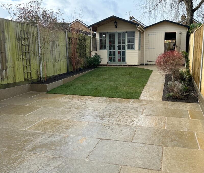 Jaipur / Umbrian/Olive- IN/OUT Flagstone Limestone Tiles 900x600x22mm Tumbled and Brushed , hand cut & tumbled edges. SALE ONLY £27+vat + delivery also Patio packs in Grande opus available at £26 +vat