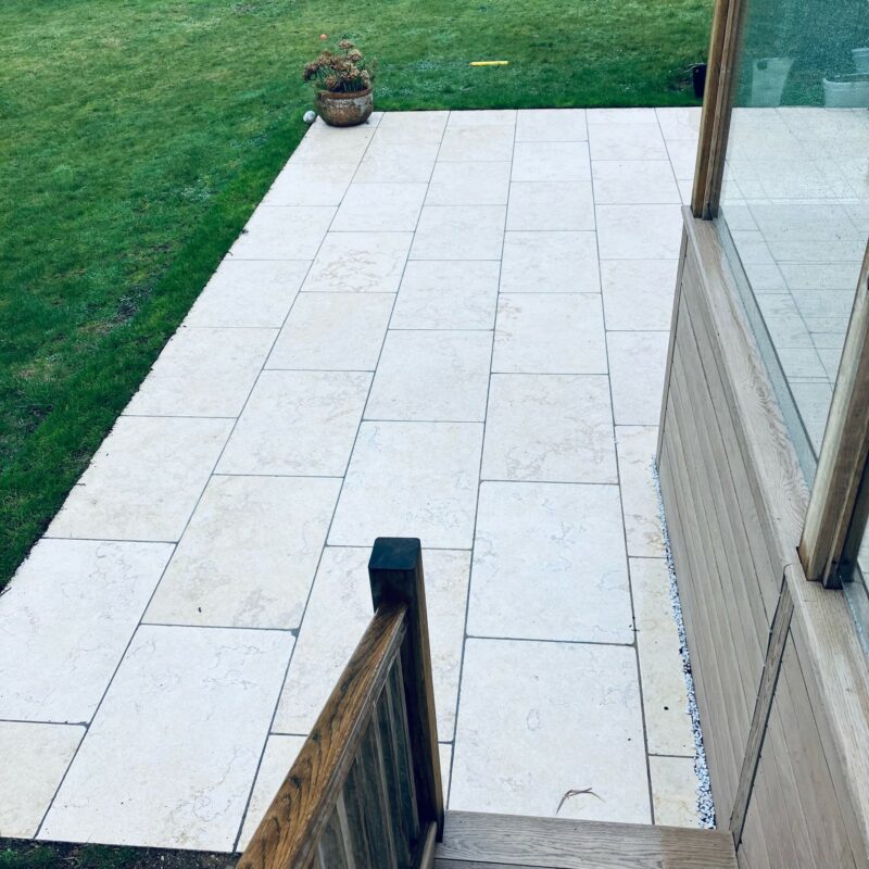 Antique Gold / Egyptian Limestone Etched External 900x600x25 mm Only £30 +vat m2