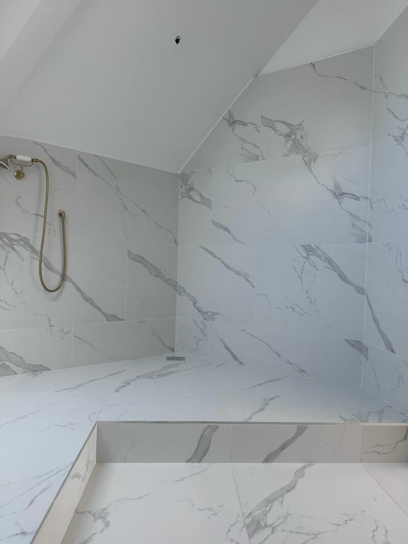 Carrara Marble Rectified Porcelain Matt 600x600x10 £26 +vat 600x300 £22 +vat